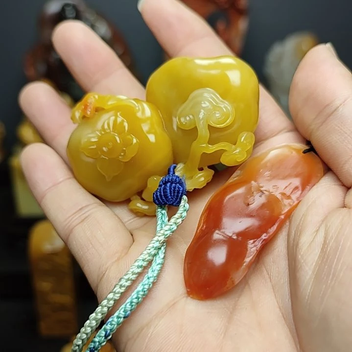 寿山石朵***猫寿山芙蓉石假一赔十