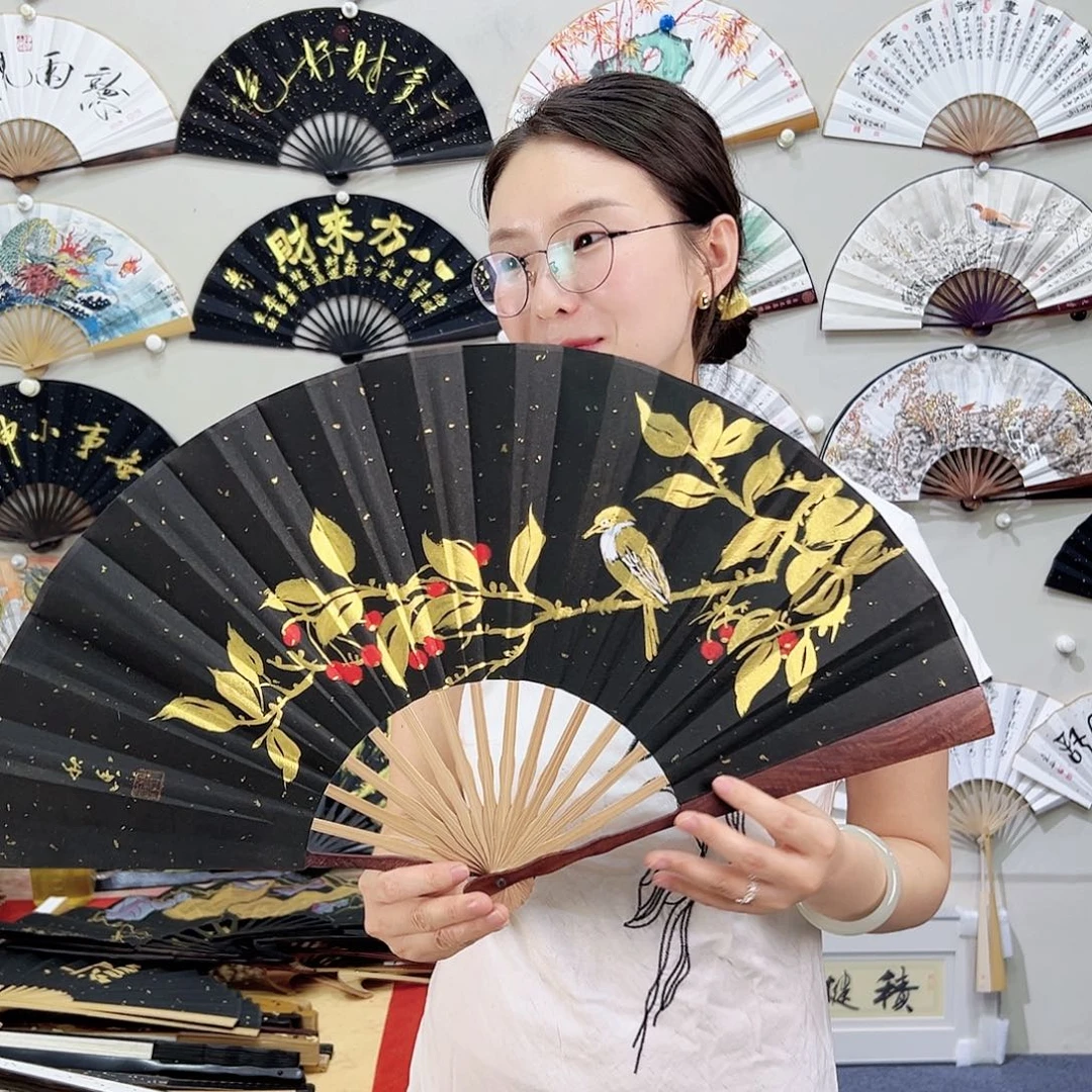 书法书法 10寸 红檀 手写手绘 默认粘好