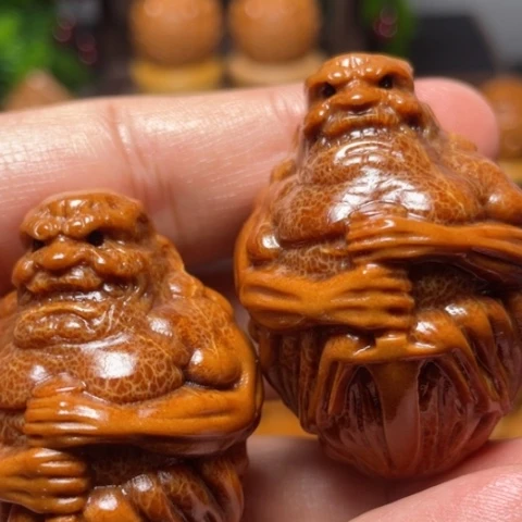 橄榄核手串/手链恶僧手球一对3.5左右