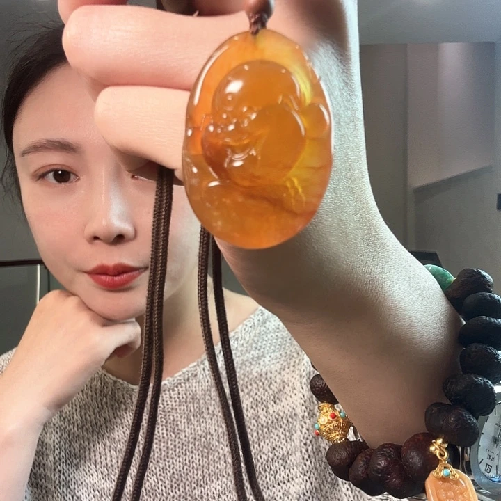 悲****未镶嵌蛇纹石玉颈饰