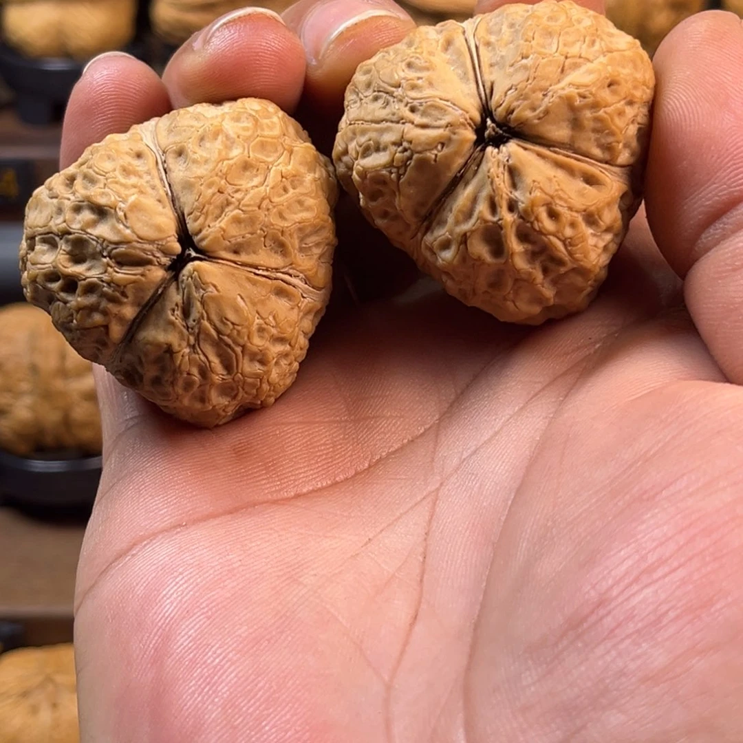 S***_文玩核桃把件虎贲三棱