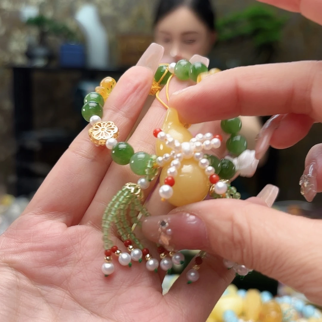 未镶嵌琥珀手链琥珀