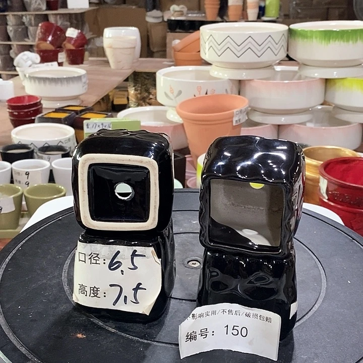微瑕花盆-150-口6.5×7.5-4个