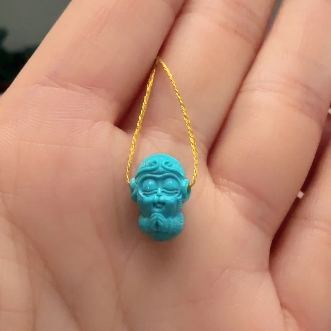 绿松石未镶嵌颈饰