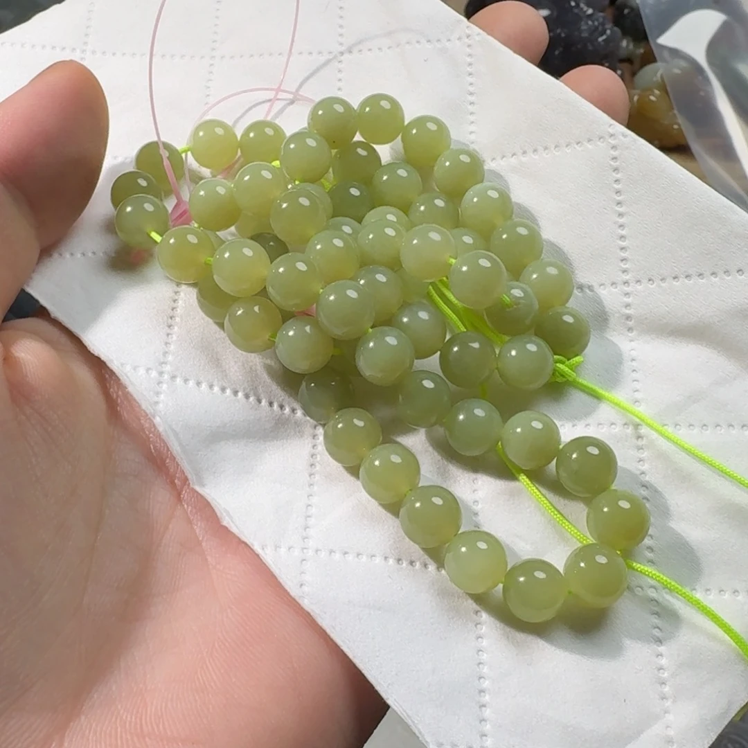 和田玉手串未镶嵌