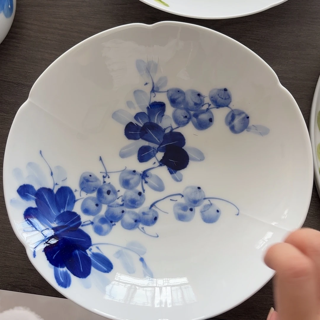 盘景德镇陶瓷手绘餐具