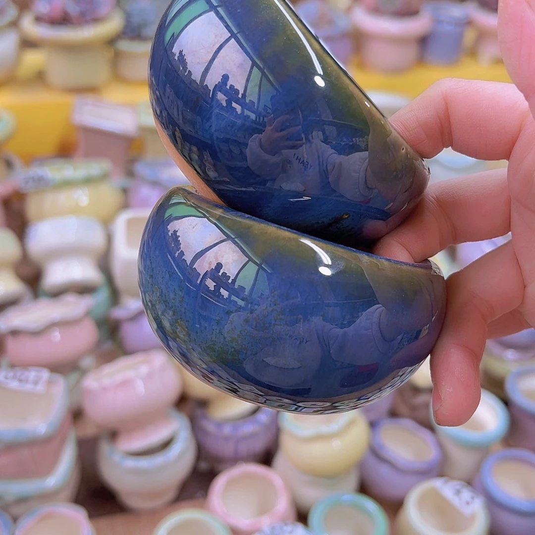 红陶陶瓷花盆当场满12包邮