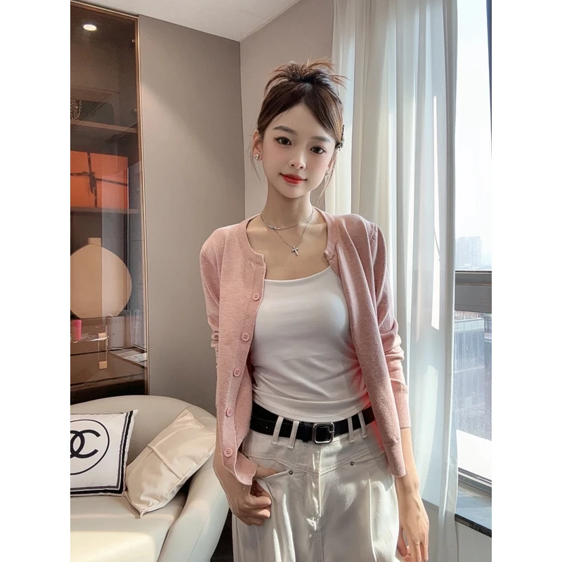 【现货】两小吱《香草奶盖》秋冬款百搭软糯糯针织开衫上衣毛衣B4-10