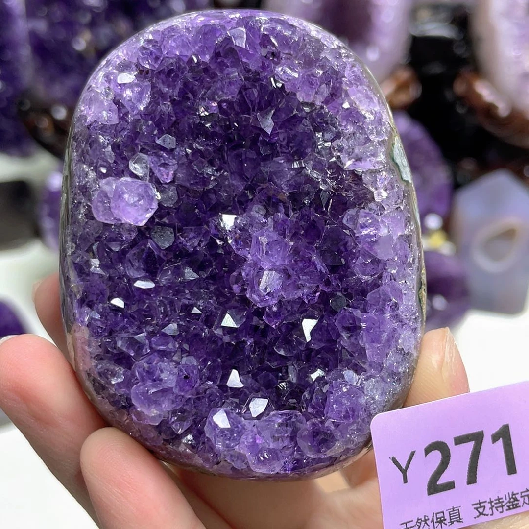 珠宝半成品未镶嵌紫晶
