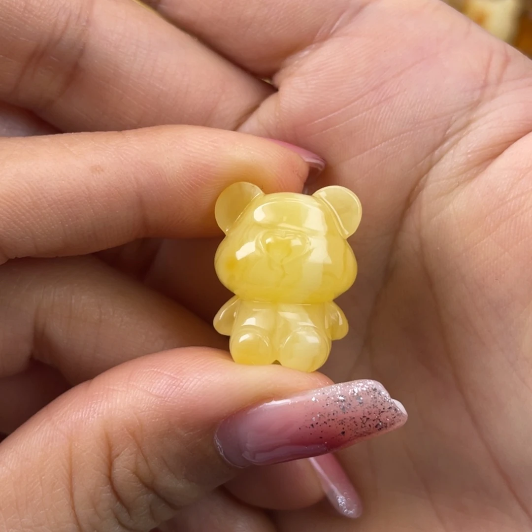 琥珀裸石未镶嵌蜜蜡