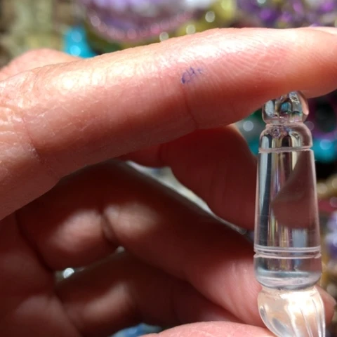 水晶文昌笔未镶嵌吊坠