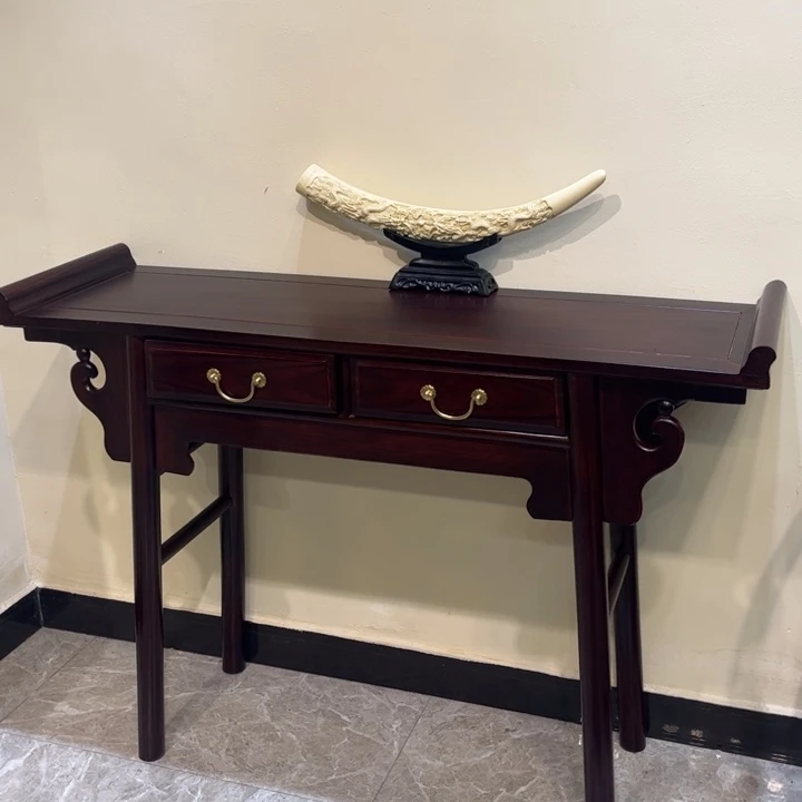 黑酸枝木类成套家具条案