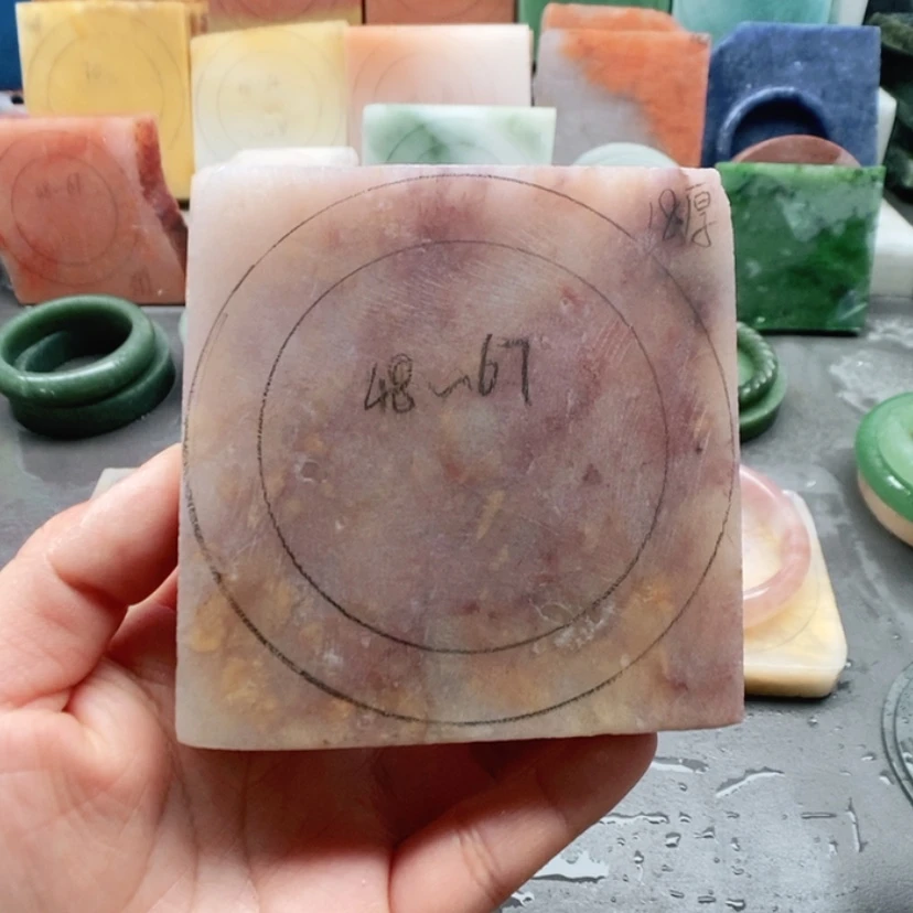 【闪购商品】未镶嵌手镯石英质玉（金丝玉）定制