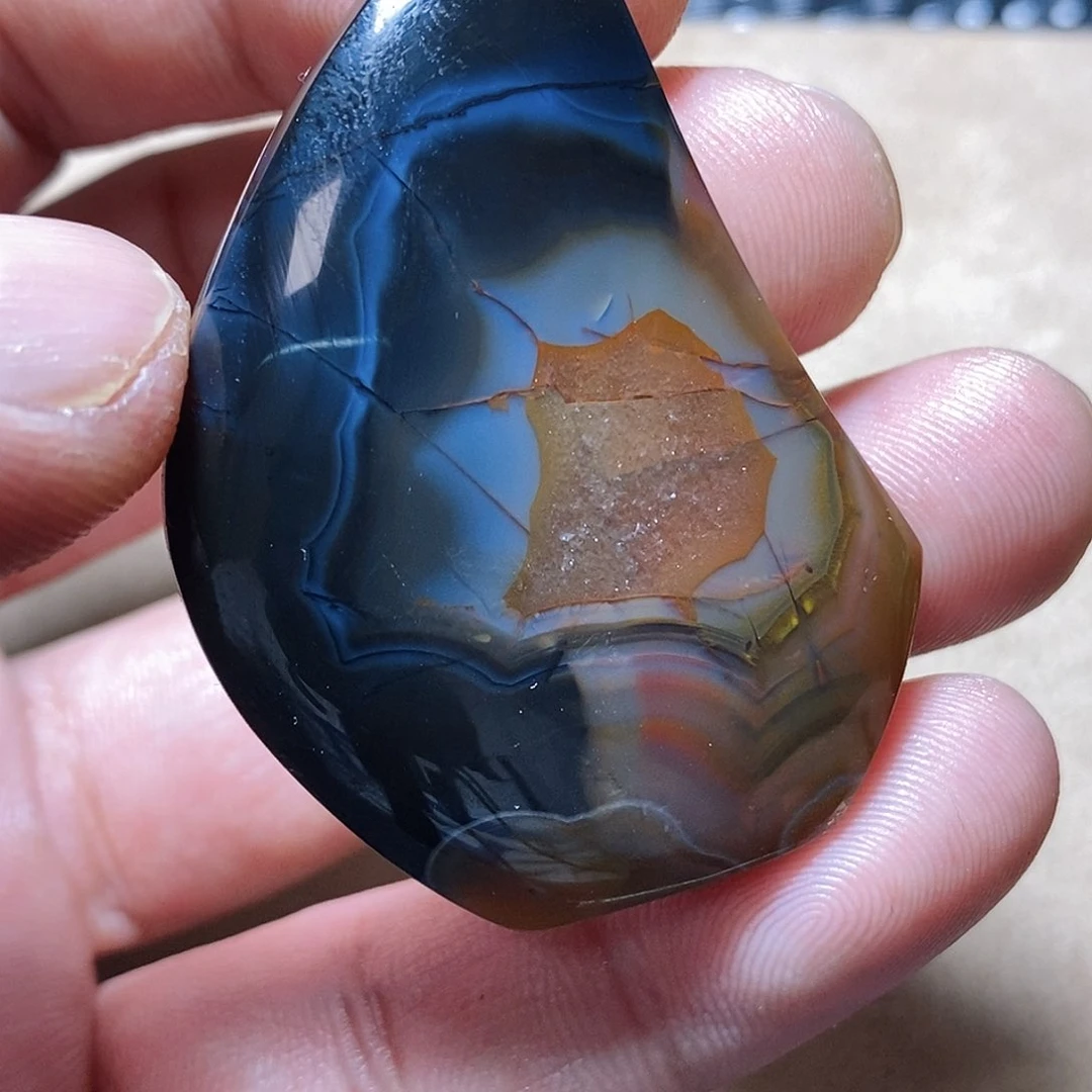 玛瑙/玉髓颈饰未镶嵌无*子