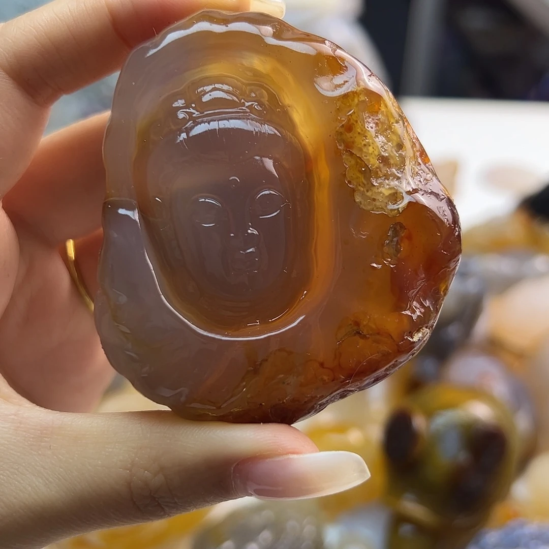 玛瑙/玉髓未镶嵌吊坠(不含链)