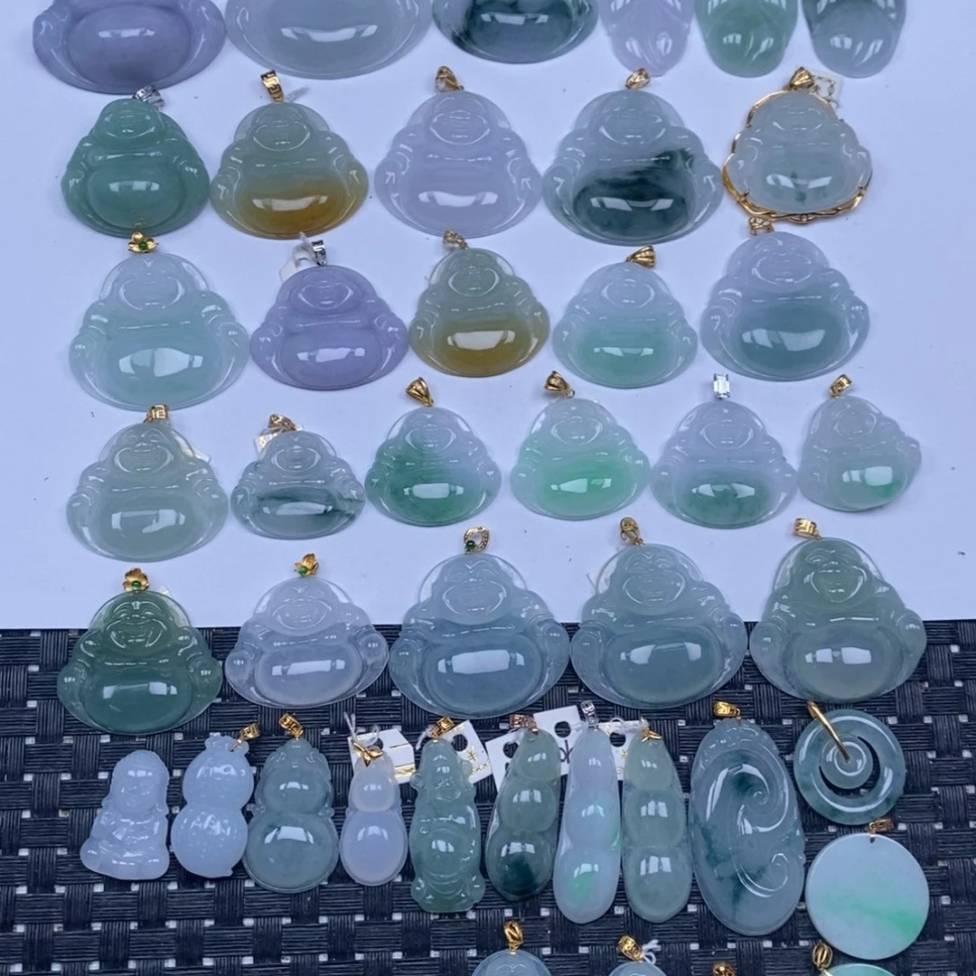 翡翠未镶嵌颈饰天然翡翠