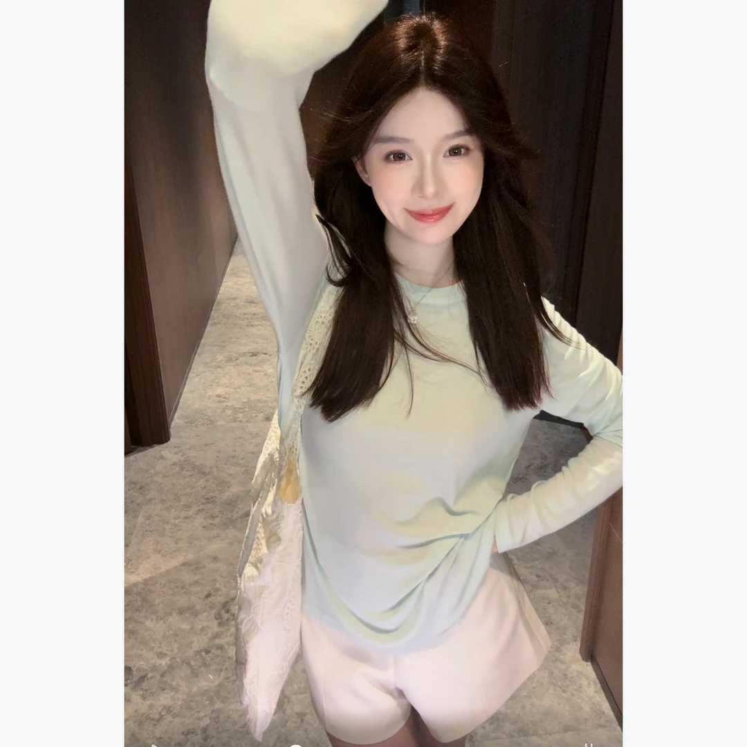 【痘痘私服】|【薄荷奶糖】天丝羊毛夏日防晒T恤