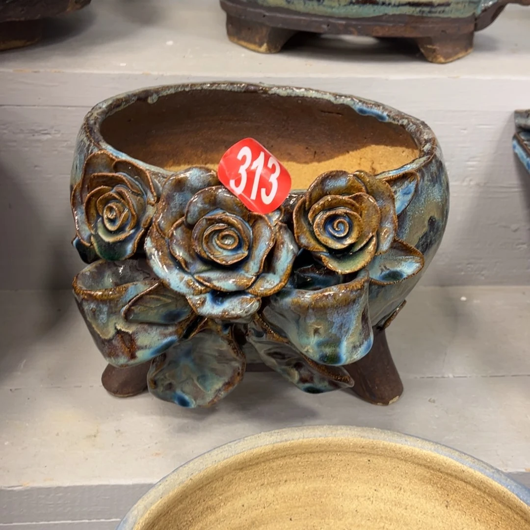 陶瓷微瑕313 号陶然花盆厂家直销