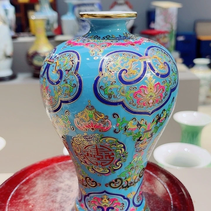 摆件景德镇陶瓷花瓶