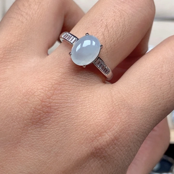 翡翠未镶嵌戒指戒指