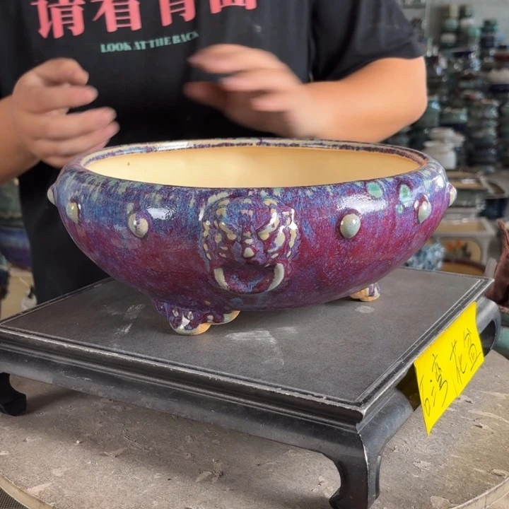 。一风堂石湾花盆 内25*8