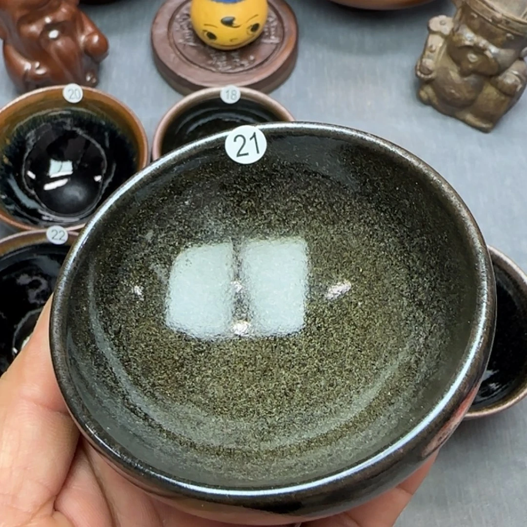 沙***洲茶盏印春堂柴烧建盏