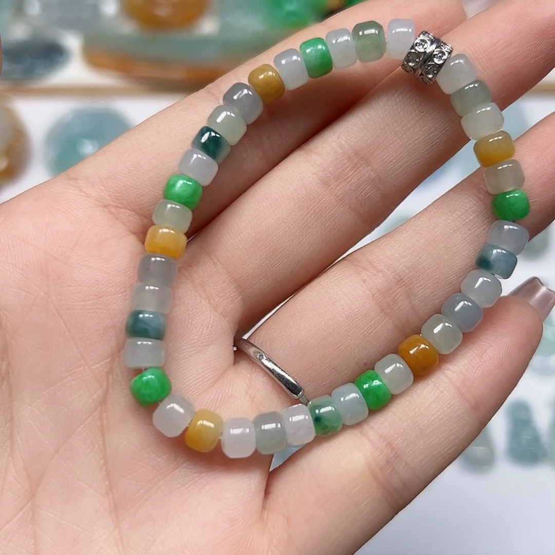 翡翠未镶嵌颈饰天然A货翡翠