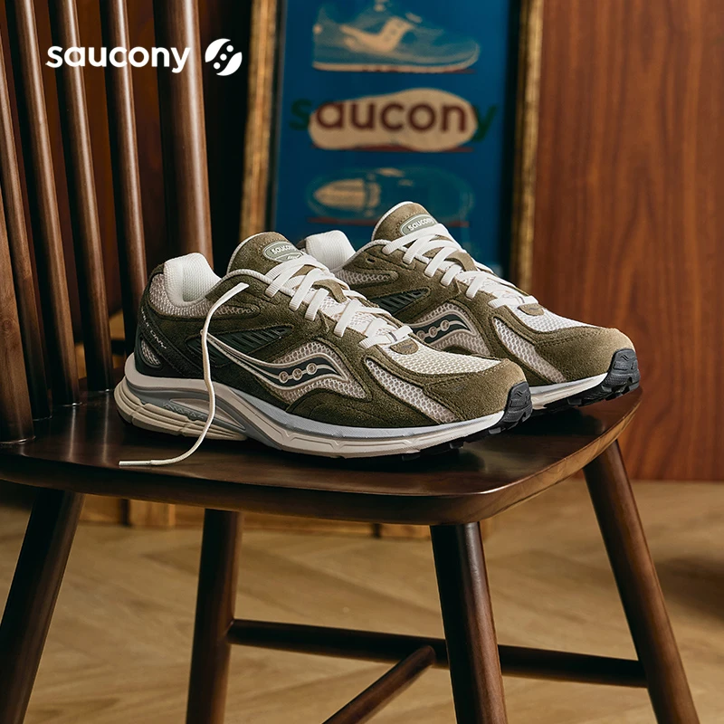 Saucony索康尼KINVARA 4 RE情侣款复古舒适跑步鞋休透气闲运动鞋