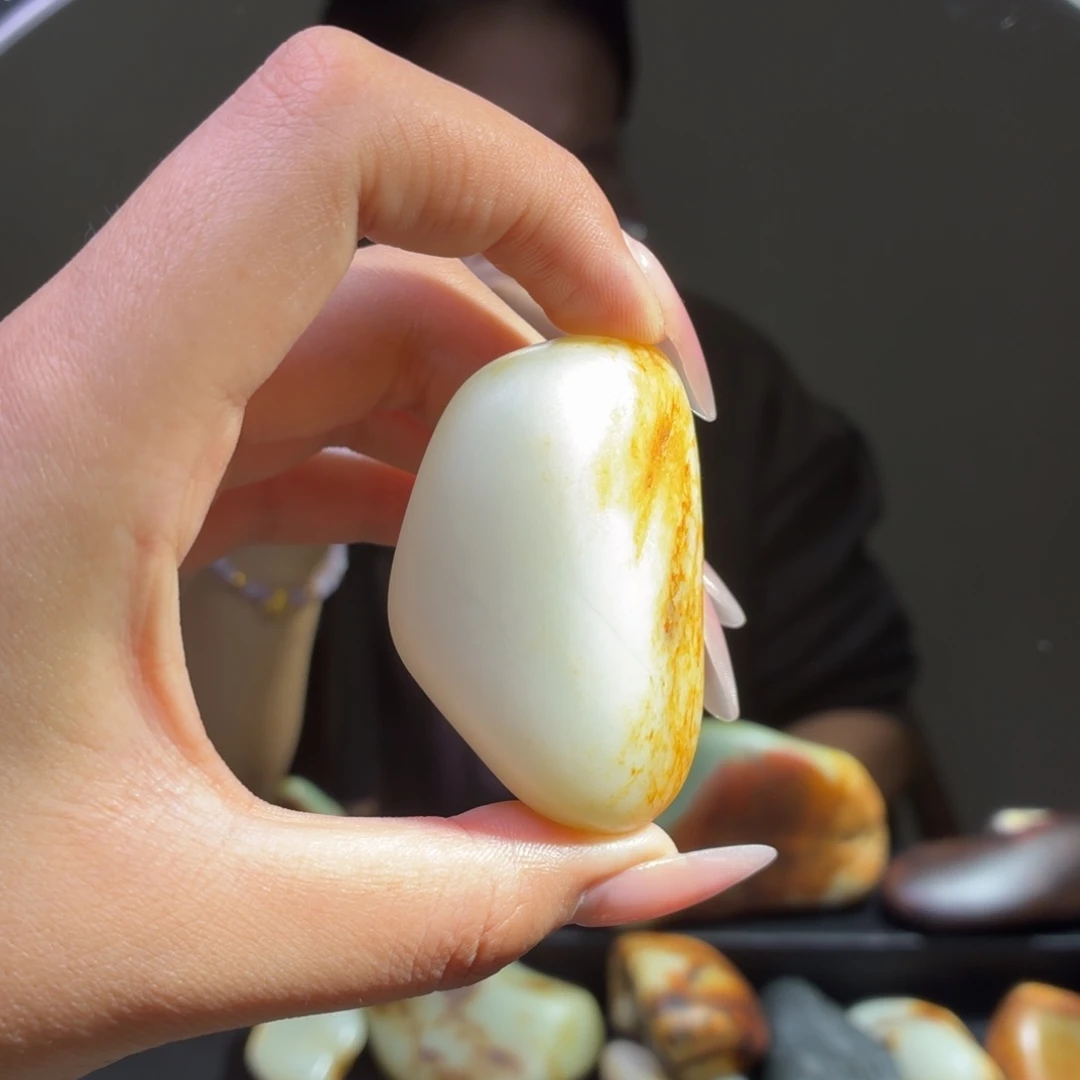 用***6和田玉未镶嵌挂件95.3