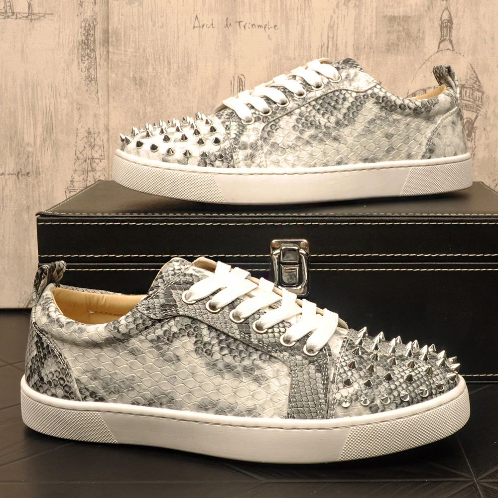 新款男士印花鞋运动轻奢板鞋潮鞋低帮韩版春季个性增高休闲潮鞋子