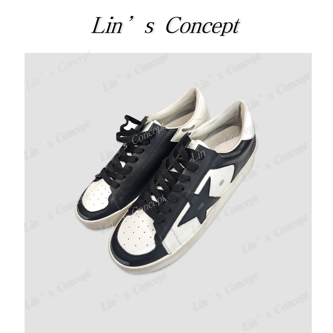 【Lin's concept】极简设计师款星星百搭休闲鞋 DL2404987
