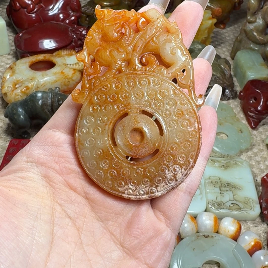 白玉菩提吊坠挂件