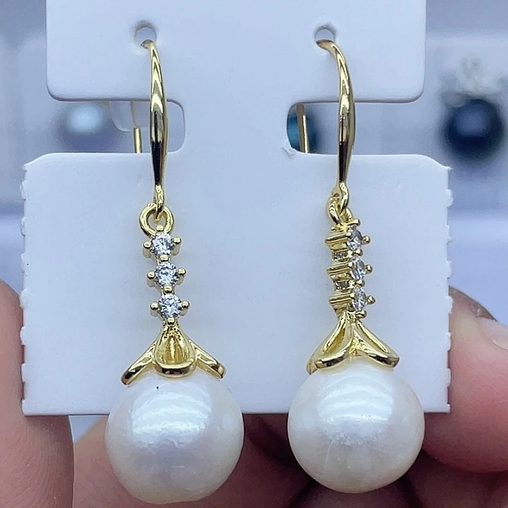 颈饰银S925镶嵌淡水珍珠