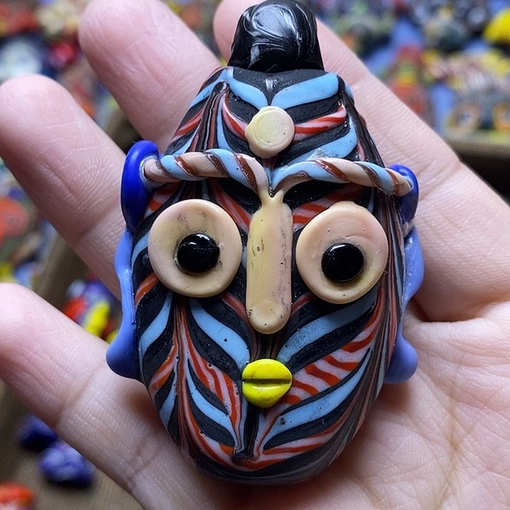 琉璃颈饰微瑕不退换042