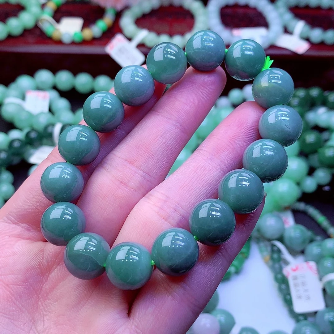 翡翠未镶嵌毛衣链