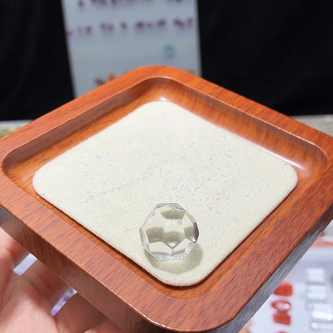 吊坠(不含链)未镶嵌水晶白水菠萝珠打孔定制不退换