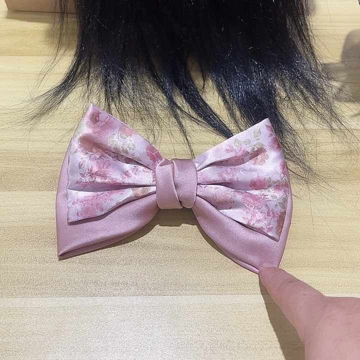 铁合金布艺蝴蝶结发夹