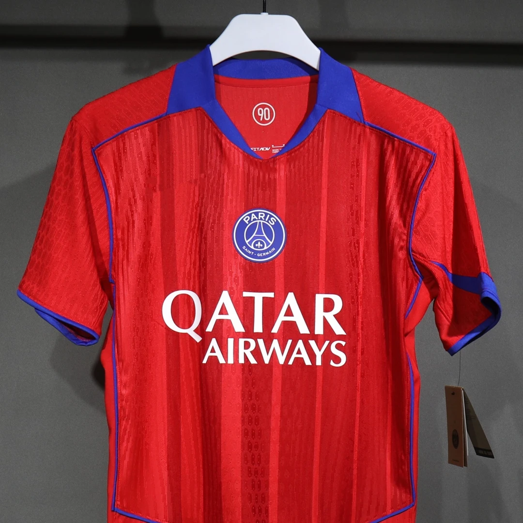 25/26巴黎圣日耳曼二客场短袖球员版足球服速干运动服