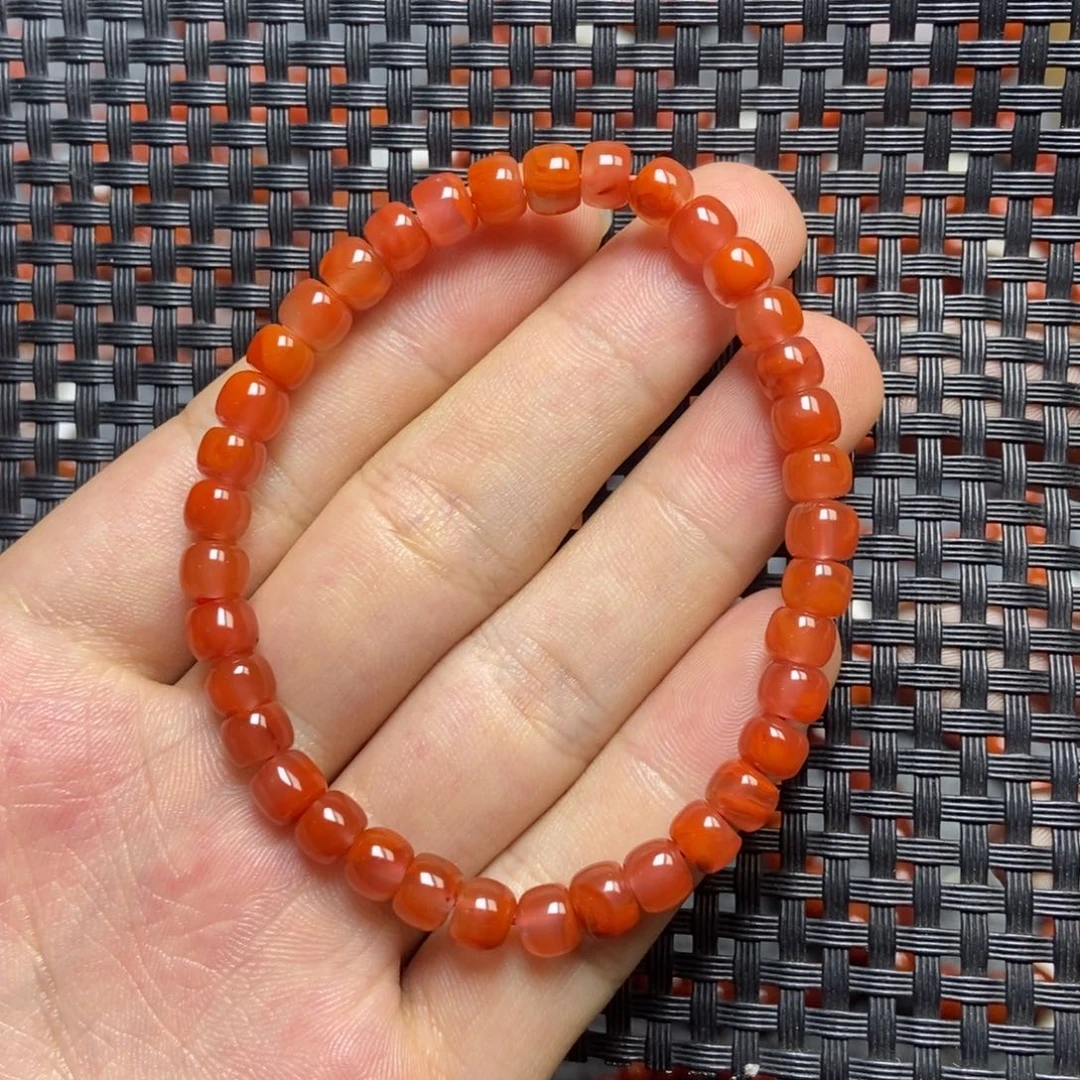 南红玛瑙未镶嵌手串6mm