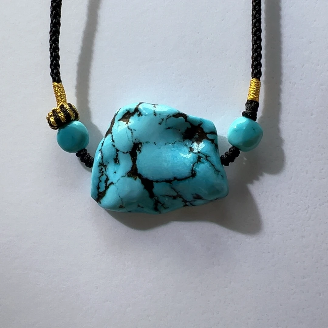 绿松石未镶嵌挂件