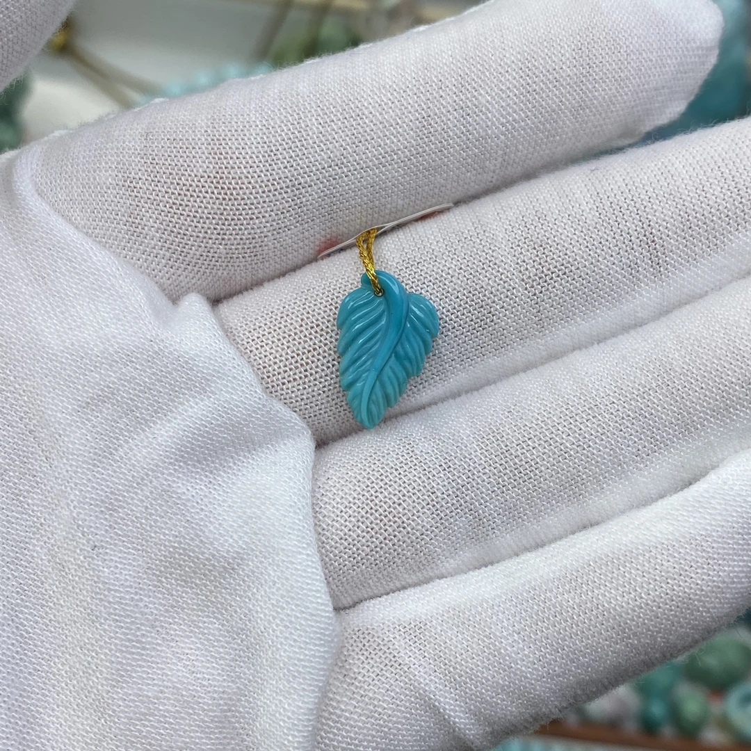 天然原矿绿松石地大质检