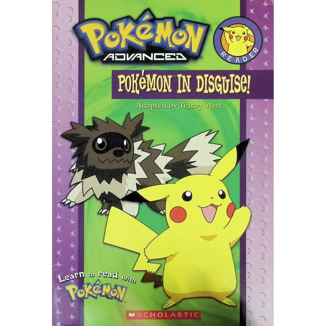 宝可梦进阶阅读器原版书Pokémon英语绘本宝可梦伪装奇幻冒险