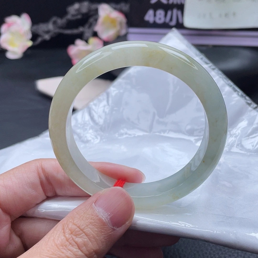 翡翠未镶嵌手镯手镯56