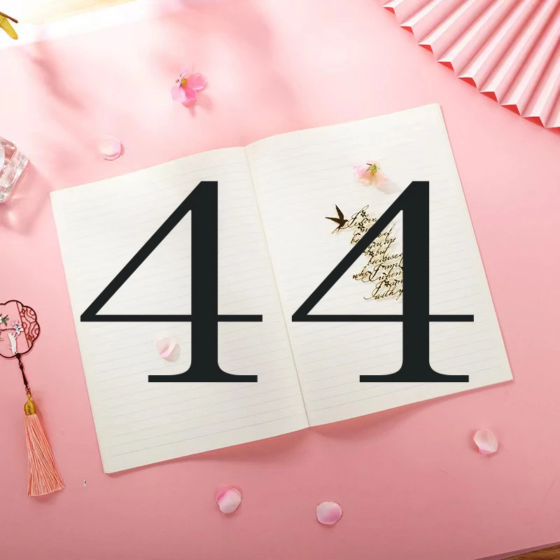 1-44手账本册以直播间展示为准