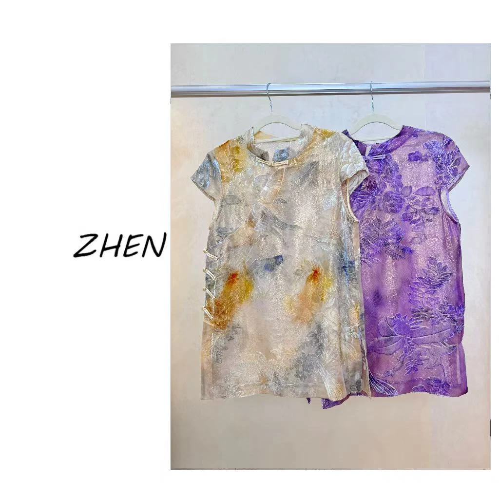 【ZHEN】25K00846 2025新款修身显瘦气质小众设计师款上衣卫衣