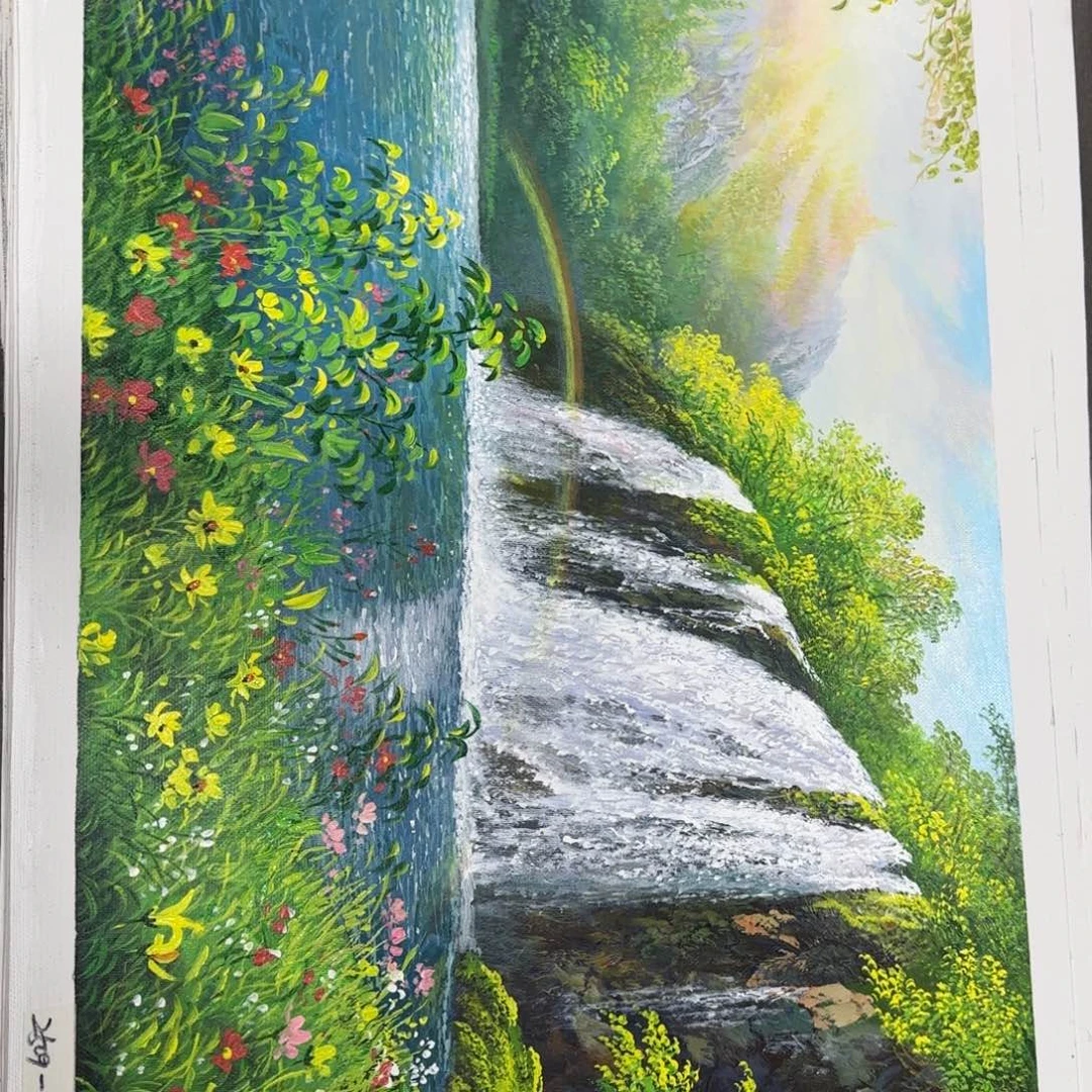 油画亲爱的小伙伴快来试试