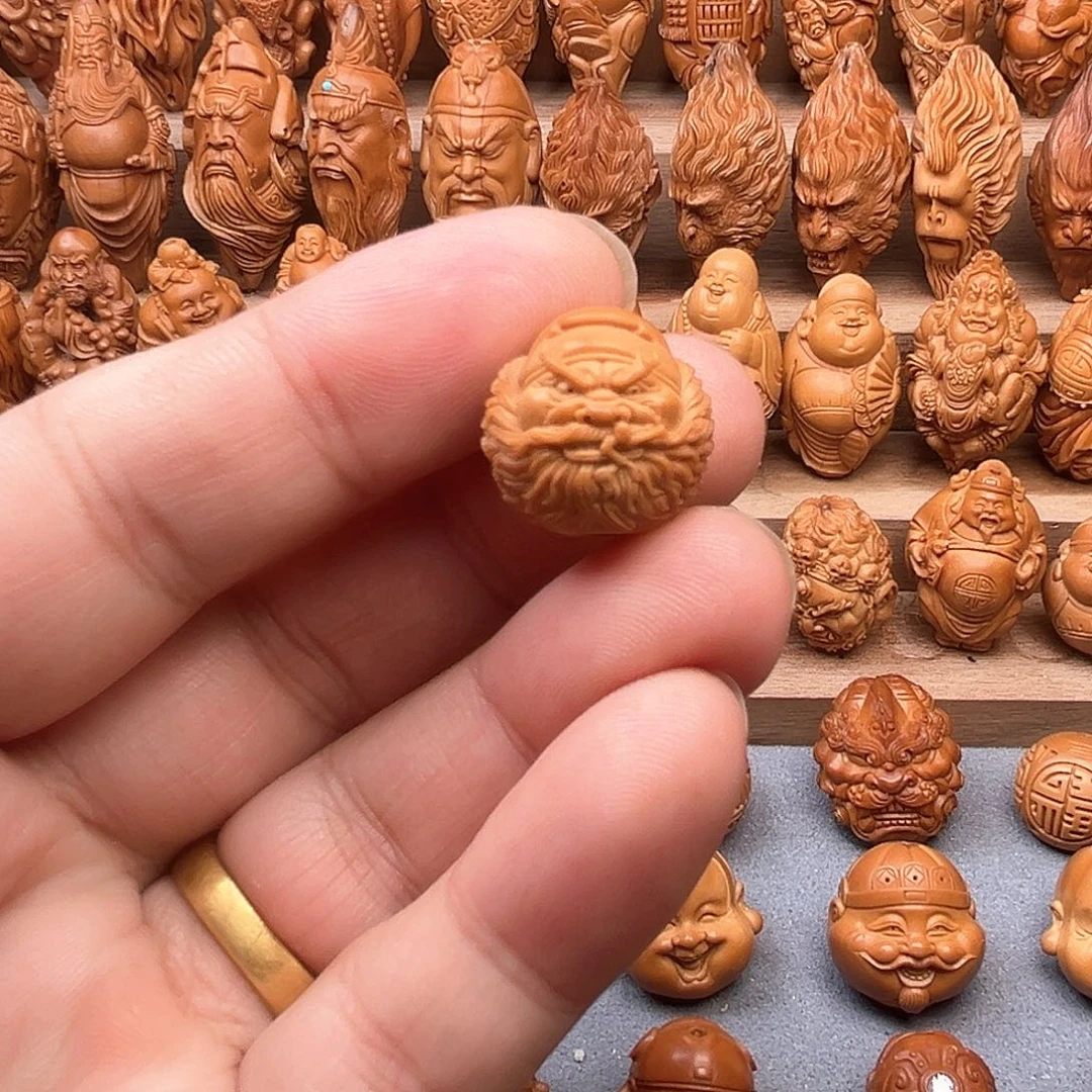猴头核桃吊坠18钟馗