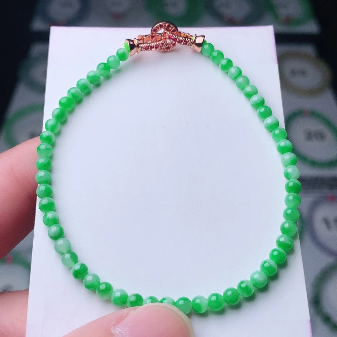 翡翠未镶嵌手链翡翠