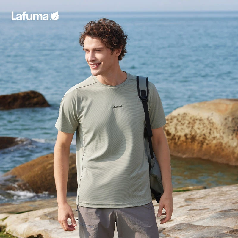 LAFUMA乐飞叶25春夏速干防晒UPF50+短袖T恤男士运动圆领LMTS5BSX6
