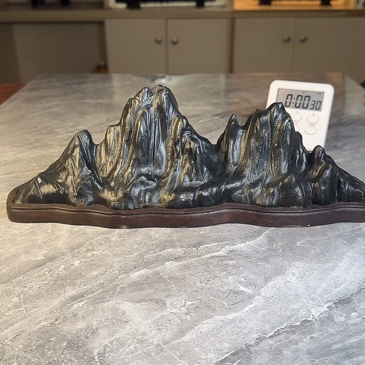 一***遥奇石茶宠鱼缸文房摆件